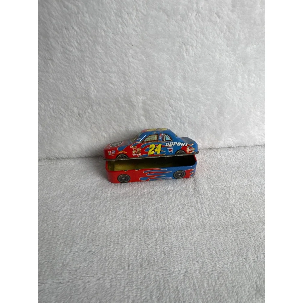 Vintage NASCAR Jeff Gordon 24 Collectible Tin Unisex OS Blue Good